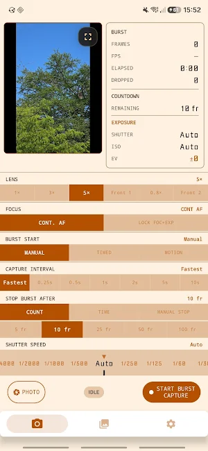 Burst & Interval Camera Pro Screenshot 0