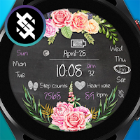 BFF50- Blackboard Art Flower