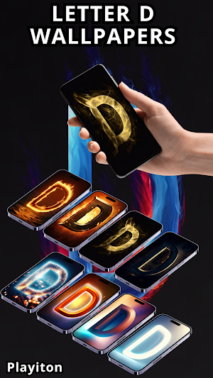 Letter D Wallpaper Screenshot 2