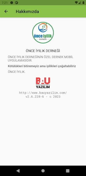 Önce İyilik Derneği - Yardım Screenshot 2