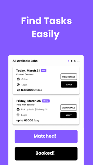 Zidepeople: Quick Tasks & Jobs Screenshot 1