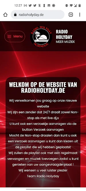 Radio Holyday Screenshot 2