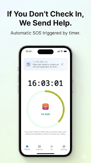 Lifeline: SOS Countdown App Screenshot 0