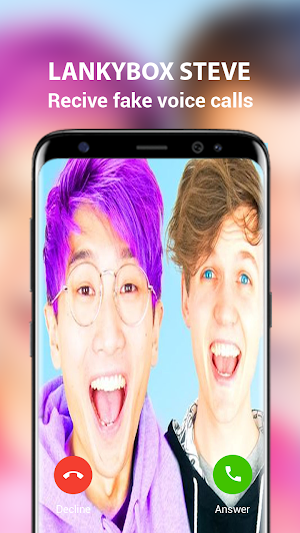 Fake Call for Lankybox Steve Screenshot 0