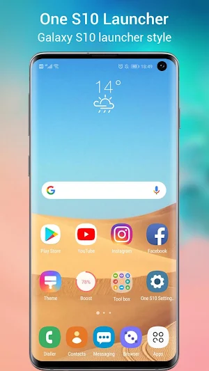 One S10 Launcher - S10 Launcher style UI, feature Screenshot 0