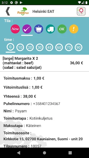 FoodApp Restaurant Manager Screenshot 2