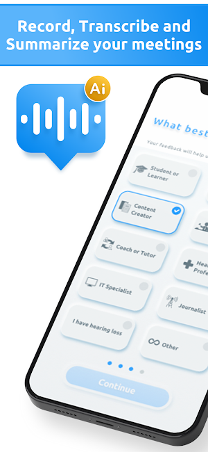 AI Transcribe Speech to Text Screenshot 0