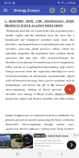 BIOLOGY ESSAYS(All Form 1 - Form 4 Biology Essays) Screenshot 3