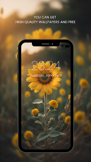 Flower Wallpaper HD Screenshot 2