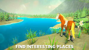 Horse Simulator 3D: Animal Family Wild Herd Game Screenshot 1