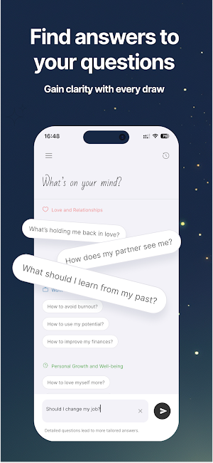 Tarotale – AI Tarot Reading Screenshot 1