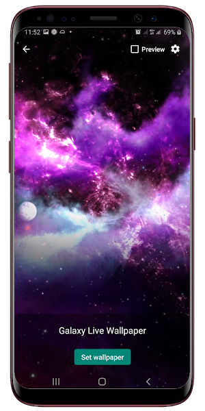 Galaxy Live Wallpaper Screenshot 1