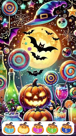 Cute Halloween Color Screenshot 3