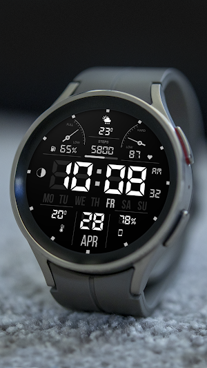 WFP 104 Digital watch face Screenshot 2