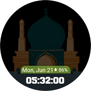 Watch Face Muslim Azan wear OS Screenshot 3