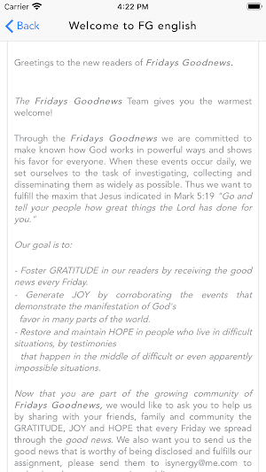 Good Friday News Screenshot 2