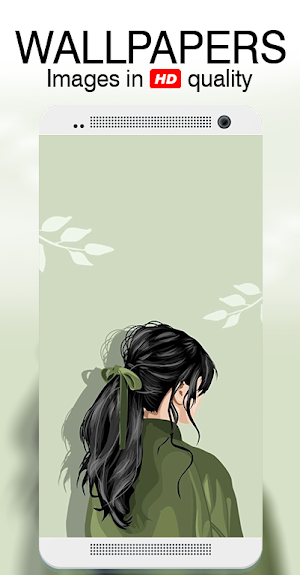 Green cute wallpaper Screenshot 1