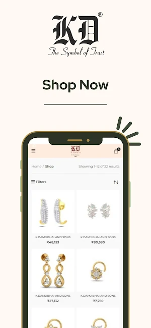 KDamjibhai Jewellers Screenshot 0