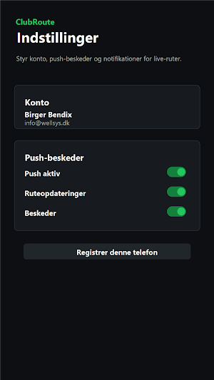 ClubRoute Screenshot 3