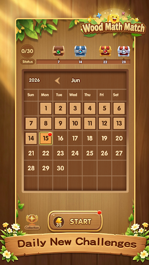 Wood Math Match Screenshot 1