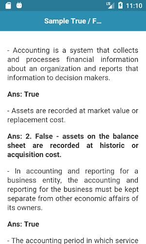 Basic Financial Accounting Screenshot 1
