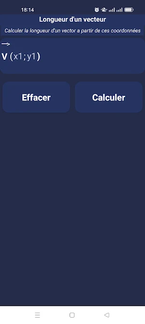 Vectors Calc Screenshot 1