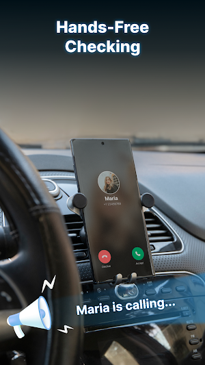 Call Announcer - SMS & Battery Screenshot 1