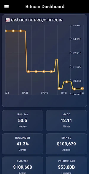 Bitcoin Dashboard Screenshot 1