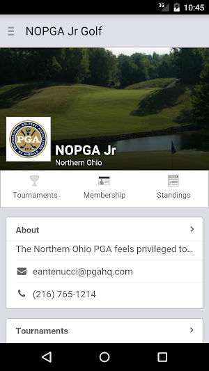 Northern Ohio PGA Jr. Tour Screenshot 0
