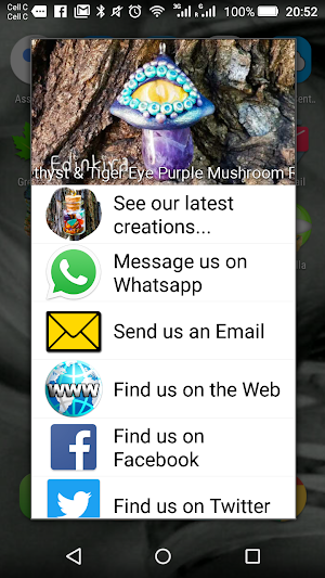 Edinkira.com Uniquely Handcrafted Wearable Art Screenshot 1