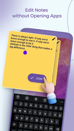 Simple Sticky Note Widget PRO Screenshot 0