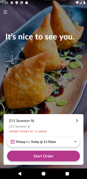 TAJ Indian Stamford Screenshot 1