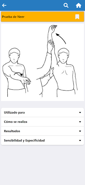 Testes Ortopédicos Screenshot 2