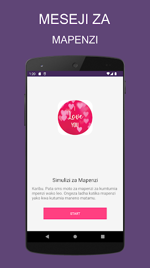 SMS Za Mapenzi Screenshot 0