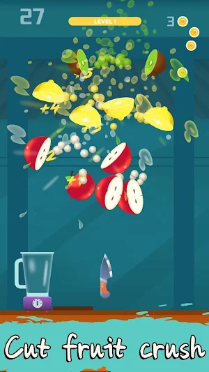 Fruit Slice Master-crazy ninja flying knife battle Screenshot 0