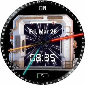 Animated Gyroscopic SciFi Door Screenshot 2