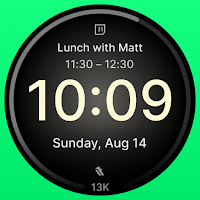 Just Right Digital Watch Face