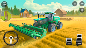 Farm Tractor Farming Simulator Screenshot 1