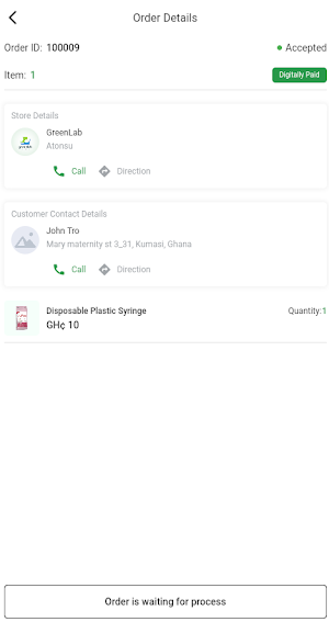 UMS Delivery Screenshot 1