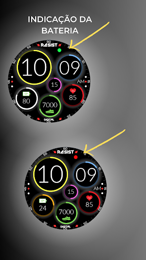 Time Shadow 1 Watch Face Screenshot 2