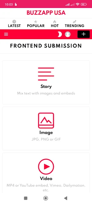Buzzapp USA -Viral Post & News Screenshot 3