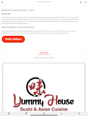 Yummy House - Plano Ordering Screenshot 2