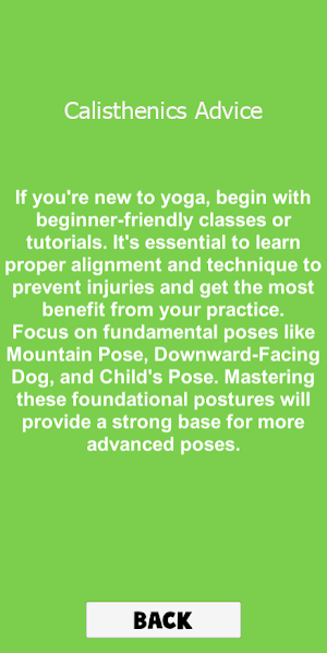 Calisthenics Exercises TIPS Screenshot 3