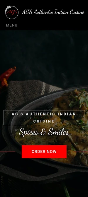 AG'S Authentic Indian Cuisine Screenshot 0