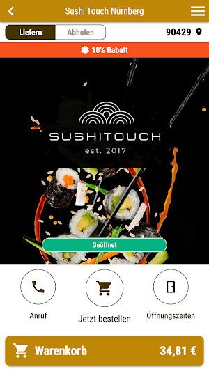 Sushi Touch Nürnberg Screenshot 0