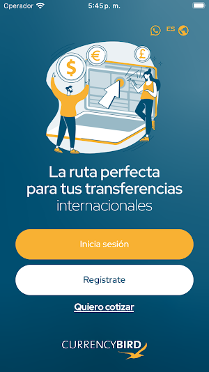 CurrencyBird: Envíos de Dinero Screenshot 0