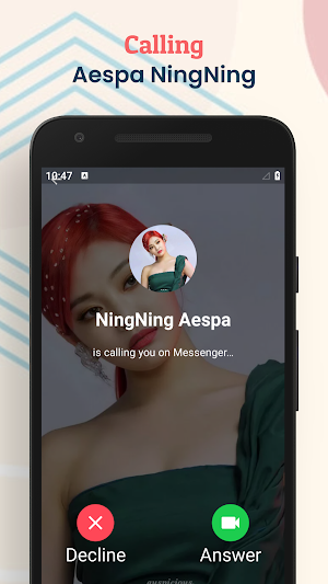Aespa NingNing Fake Chat & VC Screenshot 2