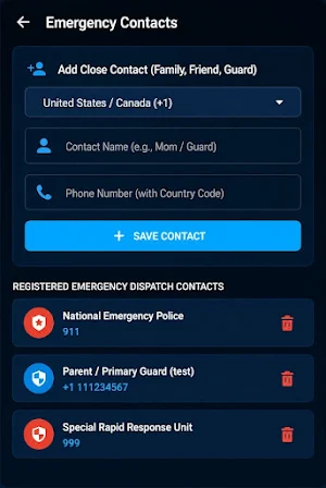 SafeGuard: Personal Safety Screenshot 1