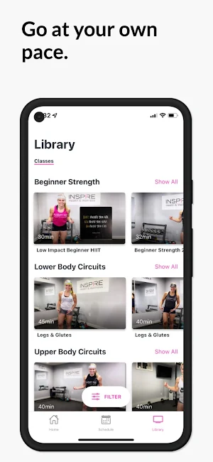 Inspire Fitness - Workout App Screenshot 2