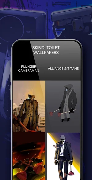 Plunger Cameraman Wallpaper Screenshot 2